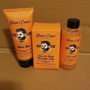 Brass & Cooper Barber Shop Hair and Body Set
